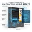 Calefactor Coppens CUN35BM Uniqo 3500 Kcal Multigas Tiro Balanceado
